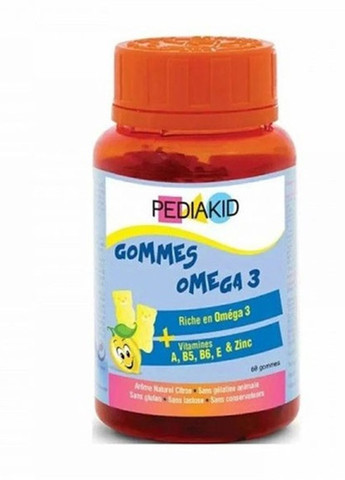 Gommes Omega 3 60 Chewable Tabs Lemon Pediakid (257561260)
