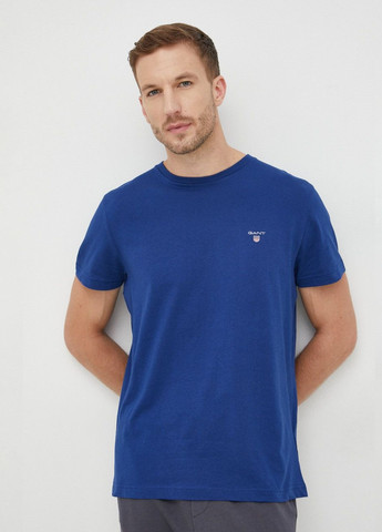 Синяя футболка Gant