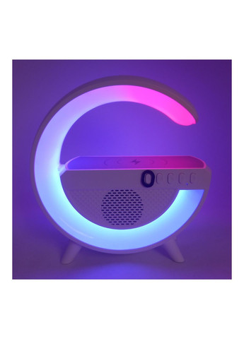 Лампа колонка светильник ночник с беспроводной зарядкой радио на акумуляторе USB ЮСБ блютуз No Brand (277817150)