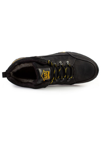 Черные зимние ботинки мужские бренда 9501018_(1) One Way