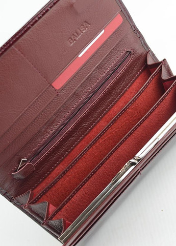 Гаманець жіночий лаковий бордовий з натуральної шкіри класичний шкіряний гаманець на магнітах Balisa (268219310)