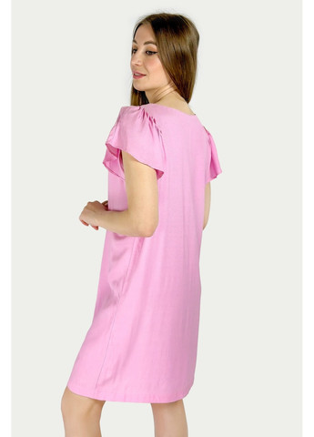 Рожева повсякденний сукня 1112/055/636 футляр Zara однотонна