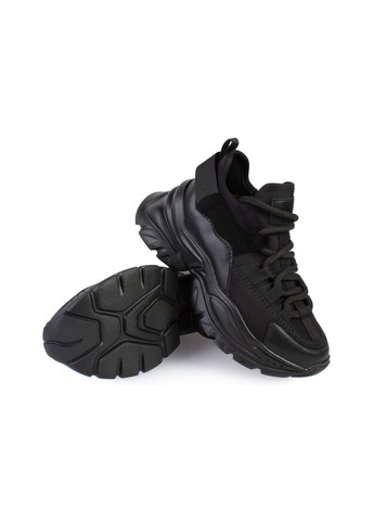 Черные демисезонные кроссовки женские бренда 8401436_(1) Iva