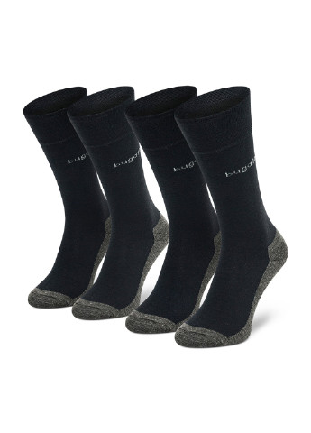 Набір з 2-х пар чоловічих шкарпеток Чорний з сірим Bugatti (256557385)
