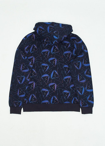 Худі фліс,чорний в сині візерунки, Wesc (262974554)