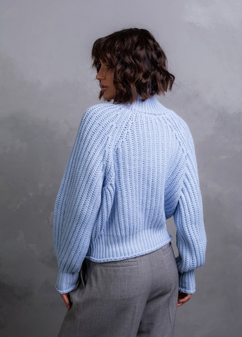 Голубой свитер женский Viviami