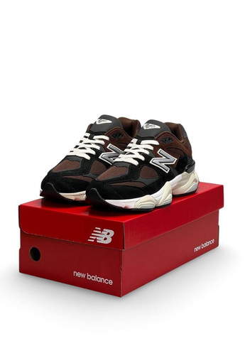 Коричневі Осінні кросівки чоловічі, вьетнам New Balance 9060 Brown