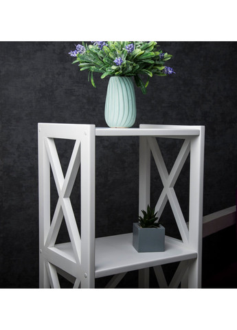 Этажерка из натурального дерева HW-30 белая HouseWood (276842225)