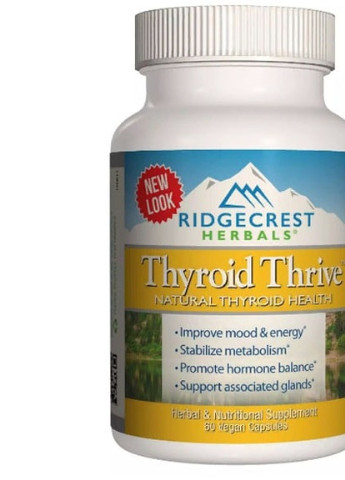 Thyroid Thrive 60 Veg Caps RCH191 Ridgecrest Herbals (256724455)