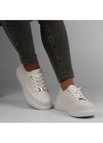 Білі осінні жіночі кросівки 198005 Buts