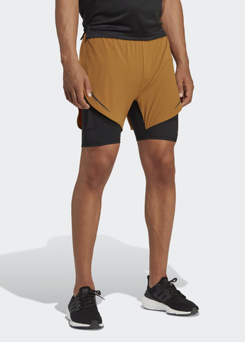 Тренировочные шорты HEAT.RDY HIIT 2-in-1 adidas (271956042)