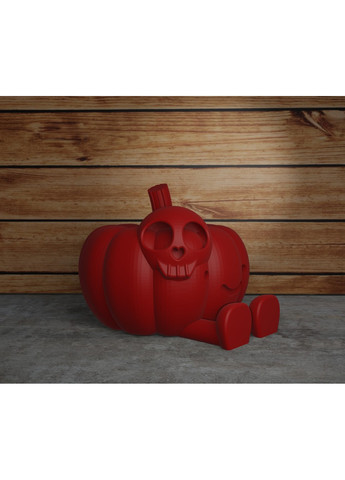 Гарбуз на Хелоувін з ніжками та головою прибульця ЗаСвіт (266425097)