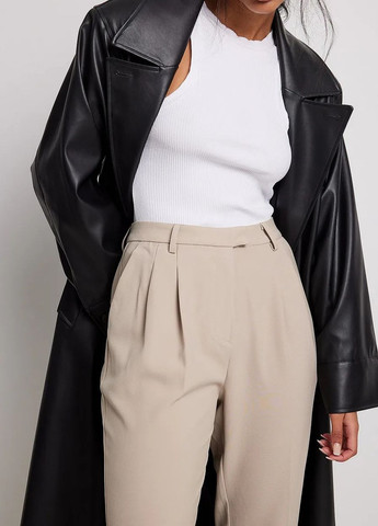 Брюки демісезон,сіро-бежевий, NA-KD (260024132)