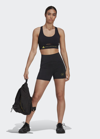 Черные летние леггинсы by stella mccartney truestrength yoga adidas