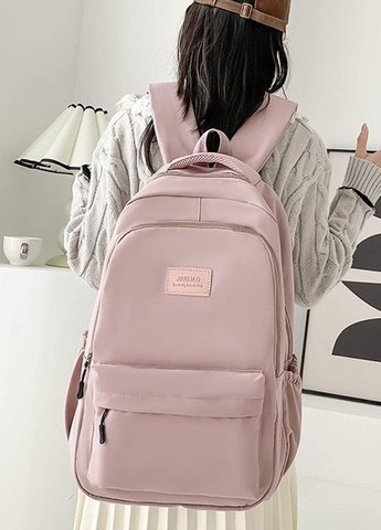 Рюкзак JINISIAO жіночий дитячий шкільний портфель рожевий No Brand (276001448)