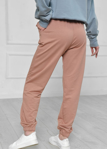 Спортивні штани жіночі темно-рожевого кольору Let's Shop (266901162)