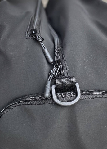 Чорна чоловіча жіноча сумка з відділенням для взуття 42х30х24см No Brand (260026942)