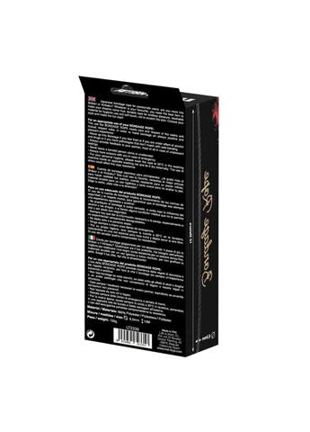 Веревка для BDSM Bondage Rope Black, длина 10 м, диаметр 6,5 мм, полиэстер MAI (277236204)