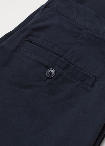 Темно-синие джинсовые демисезонные брюки H&M