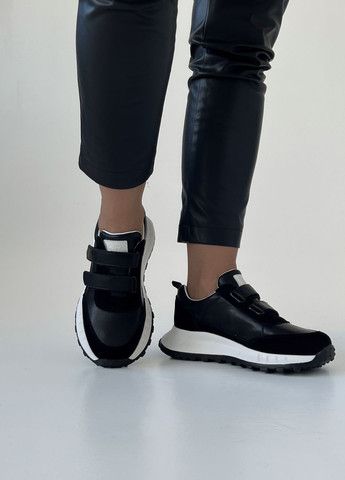 Кроссовки Lonza чёрно-белые демисезоны (267148799)