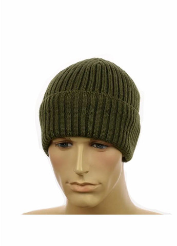 Чоловіча зимова шапка на флісі No Brand чоловіча шапка на флісі (271700615)