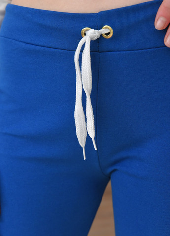 Штани спортивні жіночі синього кольору Let's Shop (258456573)