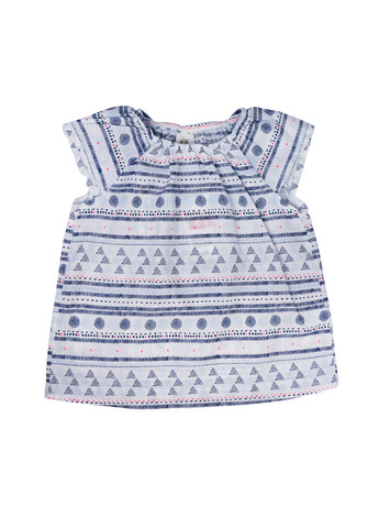 Літня вільна блуза для дівчинки в геометричний принт 68 різнобарвний H&M (257857914)