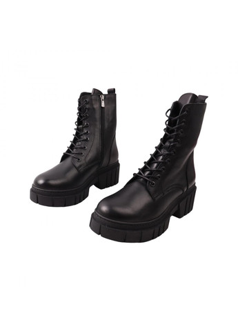 ботинки женские черные черные натуральная кожа Damlax