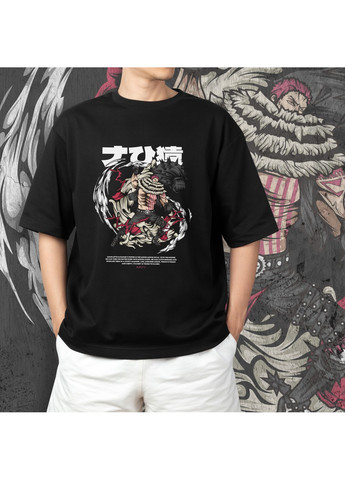 Черная футболка c принтом ван пис - katakuri No Brand