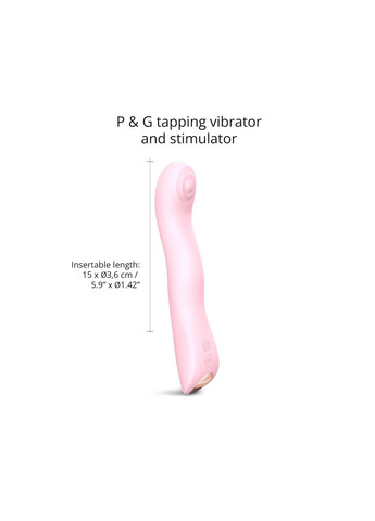 Вібратор SWAP - BABY PINK, з пульсівною перлиною для точки G, 3 мотори, гнеться Love To Love (269007080)