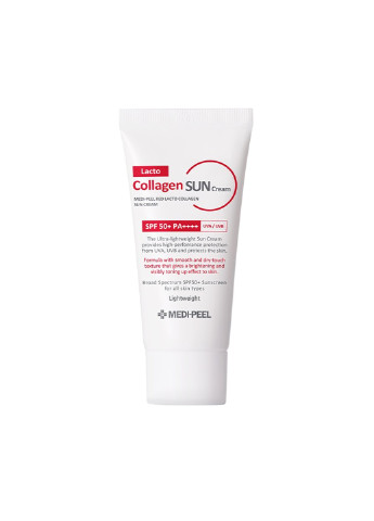 Солнцезащитный крем с коллагеном и лактобактериями Red Lacto Collagen Sun Cream SPF50 + PA++++ 50 мл Medi-Peel (256685120)