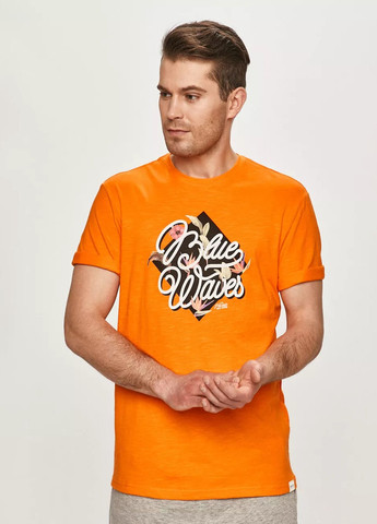 Оранжевая футболка Only & Sons