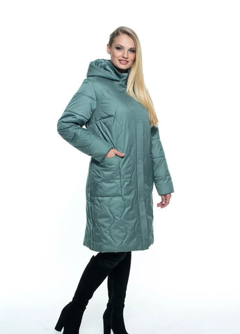 М'ятна демісезонна демісезонна жіноча куртка DIMODA Жіноча куртка від українського виробника