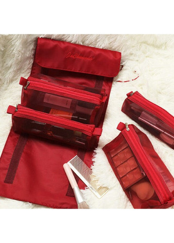 Сумка косметичка складная со съемными пеналами органайзер для косметики и принадлежностей 53х22 см (474239-Prob) Красная Unbranded (257866976)