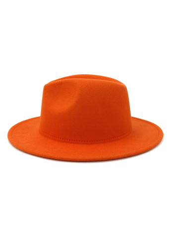 Шляпа унисекс Федора с устойчивыми полями черная No Brand (277161499)