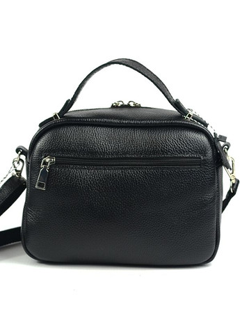 Замшевая черная маленькая женская сумка кросс-боди на плечо, мини сумочка из натуральной кожи и замш Serebro (266423755)