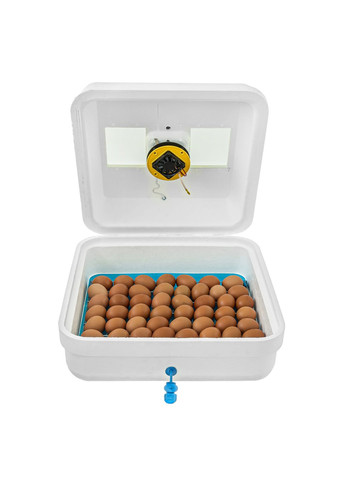 Механічний інкубатор « Smart TURBO» на 70 яєць керамічний нагрівач цифровий терморегулятор, вентилятор Рябушка (277169062)