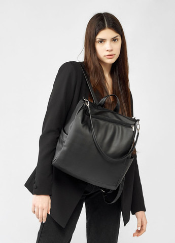 Женский рюкзак-сумка Trinity черный Sambag (260211016)
