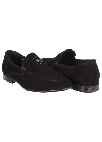 Черные мужские классические туфли 196893 Cosottinni без шнурков