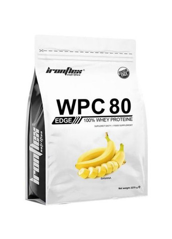 WPC 80eu EDGE 2270 g /75 servings/ Banana Ironflex (267724878)
