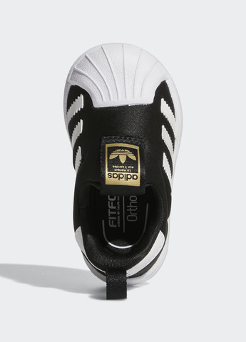 Чорні всесезонні кросівки-сліпони superstar 360 adidas