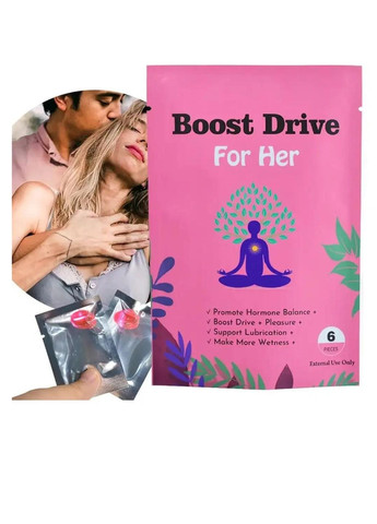 Увлажняющие вагинальные капсулы Boost Drive For Her, 6 шт/упаковка No Brand (266694955)