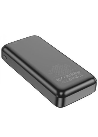 Повербанк Astute + кабель micro-usb (20000 mAh, 22,5 Вт, x2 USB Type-A, USB Type-C, зі швидкою зарядкою) - Чорний Hoco j101a (269266506)