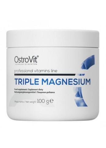 Triple Magnesium 100 g /66 servings/ Pure Ostrovit (268124178)