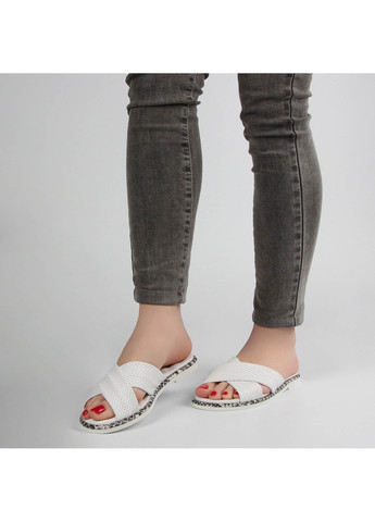 Белые женские босоножки 197108 Buts без застежки