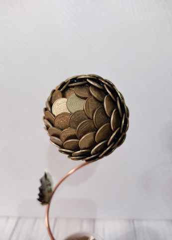 Сувенір статуетка Топіарій (дерево щастя) з монет в горнятку маленький ручна робота хендмейд подарунок SuvenirPodarokZP (258078129)