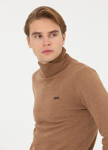 Бежевый свитер мужской U.S. Polo Assn.