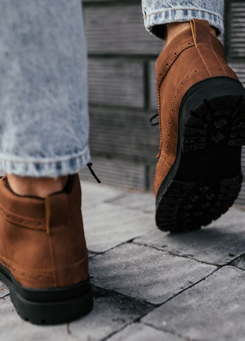 Коричневые зимние ботинки south jack brown Vakko
