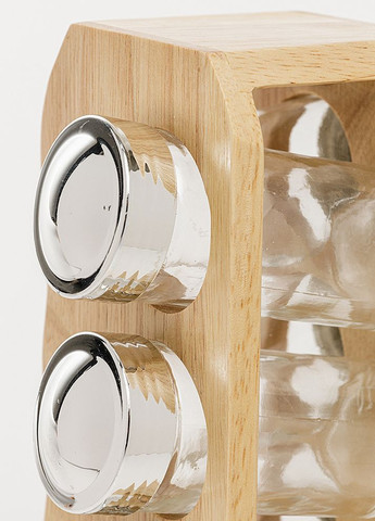 Набор спецовниц на деревянной подставке "Woody" цвет разноцветный ЦБ-00225883 No Brand (260451340)