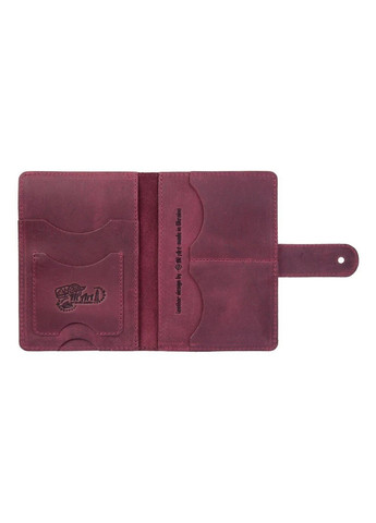 Обкладинка для паспорта зі шкіри «Let's Go Travel» PB-02/1 Shabby Alga Темно-зелений Hi Art (268371708)